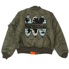 CDG COMME des GARCONS &times; STUSSY MA-1 JACKET画像
