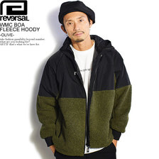 reversal WMC BOA FLEECE HOODY -OLIVE- RV20AW304O画像