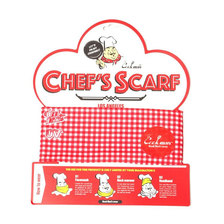 COOKMAN CHEF'S SCARF GINGHAM -RED- 233-01934画像