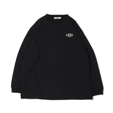 UGG EMBROIDERY LS TEE BLACK 20AW-UGTP07-BLK画像