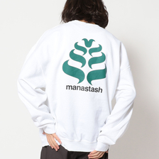 MANASTASH STACK LOGO SWEAT CREW NECK 7103124画像