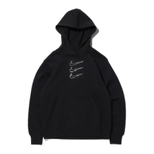NIKE AS W NSW HOODIE FLC RSTONE BLACK/BLACK CU6622-010画像