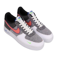 NIKE AIR FORCE 1 '07 WHITE/SPORT RED-GREY-ELECTRIC GREEN CU5625-122画像