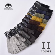 BLACK SHEEP WOOL FINGERLESS GLOVE FMITT画像
