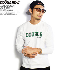 DOUBLE STEAL CAMO LOGO L/S T-SHIRT -WHITE/CAMO- 905-14084画像