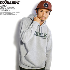 DOUBLE STEAL CAMO LOGO PARKA -TOP GRAY- 905-64095画像
