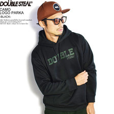 DOUBLE STEAL CAMO LOGO PARKA -BLACK- 905-64095画像