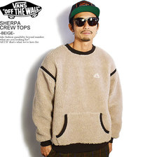 VANS SHERPA CREW TOPS -BEIGE- 120K1110100画像