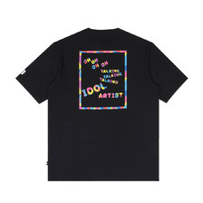 FILA &times; BTS IDOL COLORFUL LOGO T SHIRT BLACK BM3054-08画像