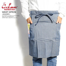 COOKMAN WAIST APRON -HICKORY- 233-91917画像