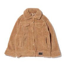 UGG W FRANKIE SHERPA TRUCKER JACKET CAMEL 1113951-CAM画像