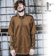 NO ID. レイヤードZIPスタンドカラーPO画像