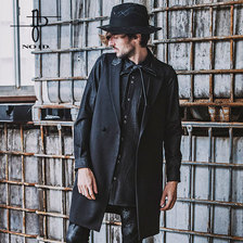 NO ID. BLACK 革切替ダブルブレストロングベスト 448006-599V画像