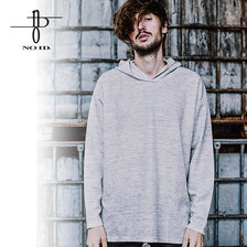 NO ID. ヘリンボーンジャージーBIGパーカ 848019-595T画像