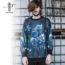 NO ID. フラワープリントBIGスリーブPO 447777-071T画像