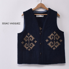 ISAAC VASQUEZ OAXACA RUG VEST INDIGO画像