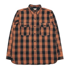 WAREHOUSE Lot 3022 FLANNEL SHIRTS WITH CHINSTRAP NON WASH画像