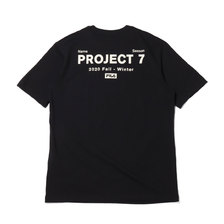 FILA PROJEKT7 LOGO T-SHIRT BLACK BM3062-08画像