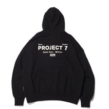 FILA PROJEKT7 PULLOVER HOODIE BLACK BM3061-08画像