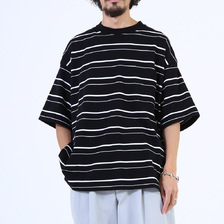 marka BORDER TEE S/S - 30/2 combed knit border - M21A-15CS01B画像