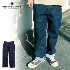 GRAVYSOURCE DENIM BAKER PANTS GS21-HPT01画像
