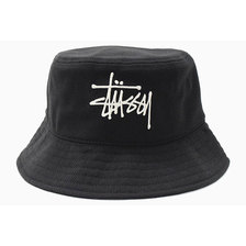 STUSSY Big Logo Twill Bucket Hat 1321010画像