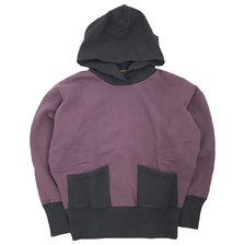 LEVI'S VINTAGE CLOTHING SPORTS WEAR 1950'S HOODIE PURPLE BLACK 94428-0011画像