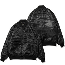 APPLEBUM Logo Stadium Jacket BLACK画像