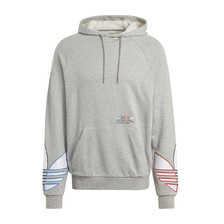 adidas TRICOL HOODIE MEDIUM GRAY HEATHER GN3571画像