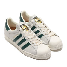 adidas SUPERSTAR OFF WHITE/COLLEGE GREEN/OFF WHITE H68186画像