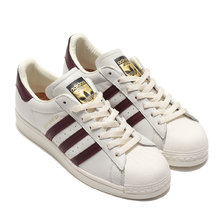 adidas SUPERSTAR OFF WHITE/MAROON/OFF WHITE H68187画像