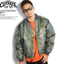 CUTRATE LOGO WAPPEN MA-1 -OLIVE- CR-20AW078画像