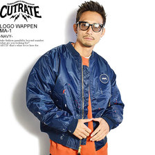 CUTRATE LOGO WAPPEN MA-1 -NAVY- CR-20AW078画像