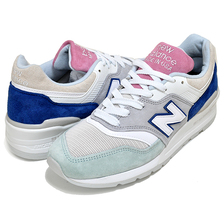 new balance M997SOA MADE IN U.S.A. WHITE, MINT & PINK画像