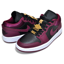 NIKE WMNS AIR JORDAN 1 LOW SE dark beetroot/dark beetroot DB6491-600画像