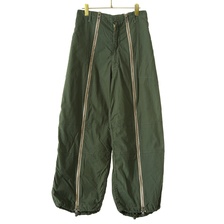 77circa circa make front zip snowcamouflage pants画像