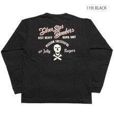 Buzz Rickson's L/S T-SHIRT "SILVER STAR BOMBEERS" BR68704画像