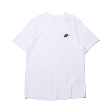 NIKE AS M NSW CLUB TEE WHITE/BLACK AR4999-101画像