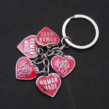 Girls Don't Cry × HUMAN MADE HEART KEY CHARM SILVER画像