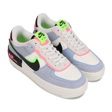 NIKE W AF1 SHADOW SAIL/BLACK-SUNSET PULSE-LT ARMORY BLUE CU8591-101画像