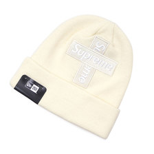 Supreme 20FW New Era Cross Box Logo Beanie NATURAL画像