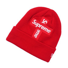 Supreme 20FW New Era Cross Box Logo Beanie RED画像