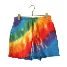 The Elder Statesman RAINBOW VOID SWEAT SHORTS 200443画像