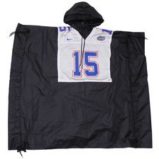 AWESOME BOY &times; Ichiryu made Remake NFL Poncho (FLORIDA) BLACK WHITE画像