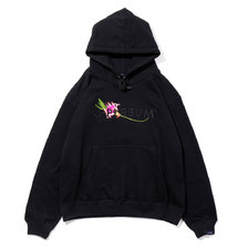 APPLEBUM Flower Logo Sweat Parka BLACK画像