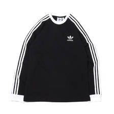 adidas 3 STRIPES LS TEE BLACK GN3478画像