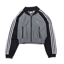 adidas TRACK TOP BLACK/WHITE GM5368画像