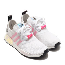adidas NMD_R1 W FOOTWEAR WHITE/TRUE PINK/CORE BLACK FZ3777画像