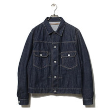 SCYE BASICS Selvedge Denim Pivot Sleeve Trucker Jacket 5121-61527画像