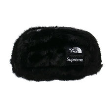 Supreme &times; THE NORTH FACE 20FW Faux Fur Waist Bag BLACK画像